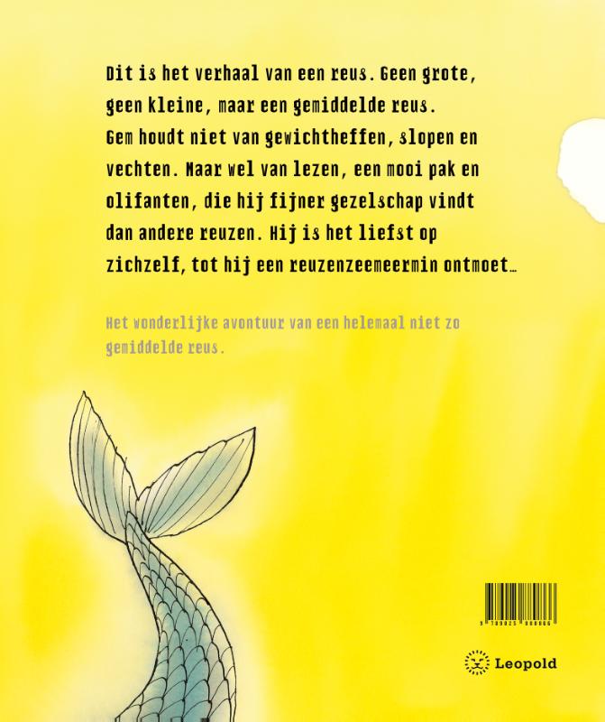 Achterkant van GEM het verhaal van een reus