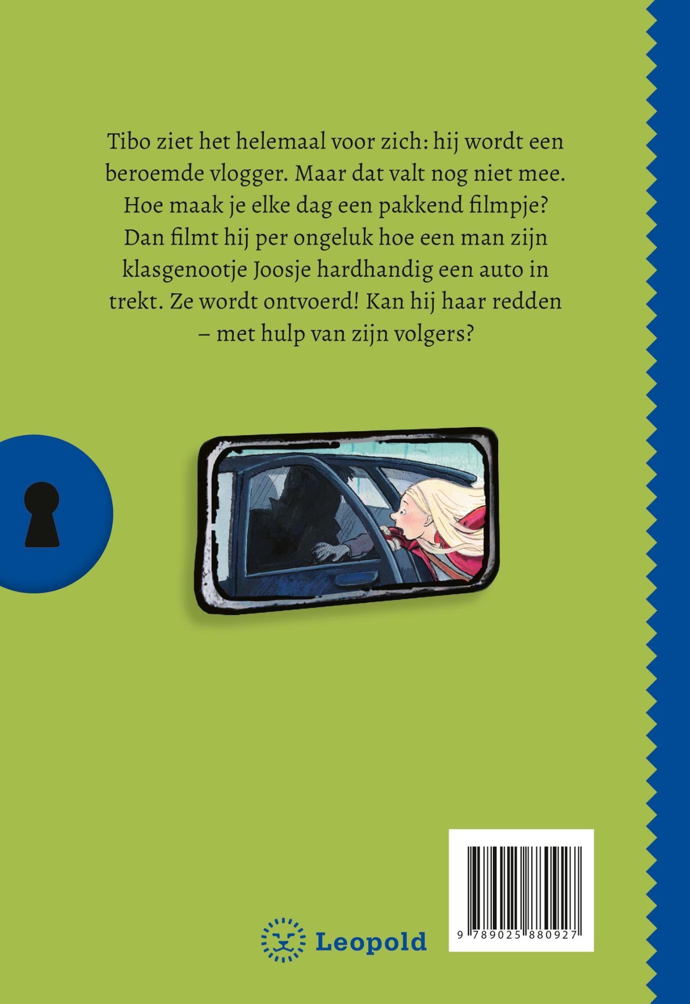 Achterkant van Het geheim van de vlogger