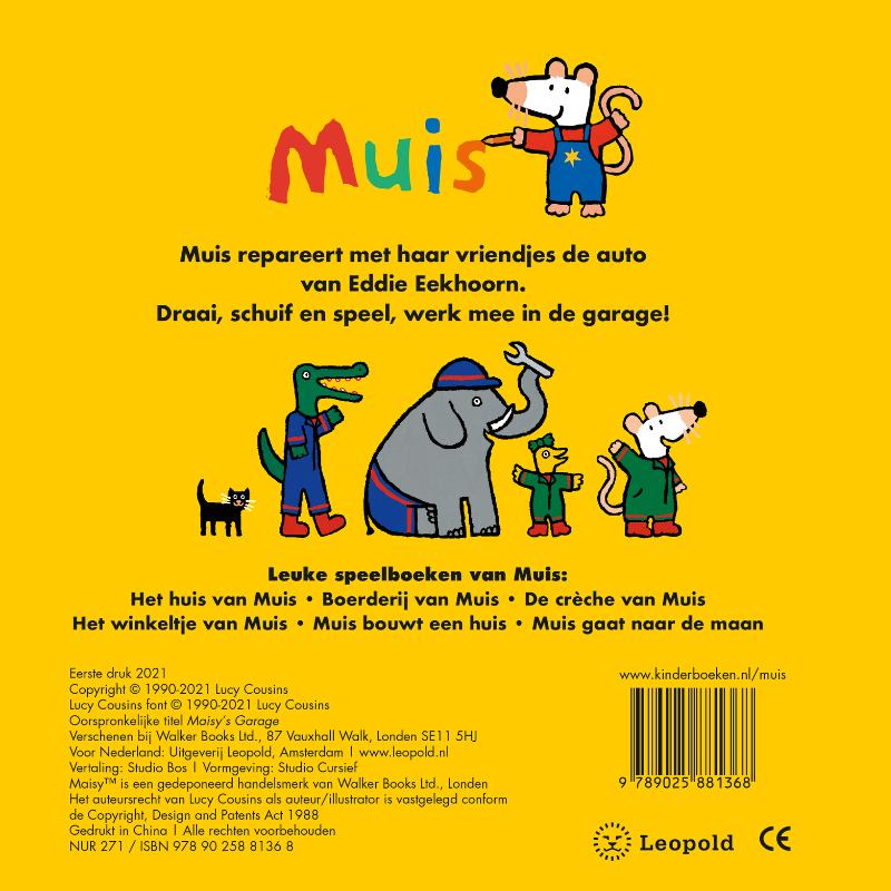 Achterkant van Muis in de garage