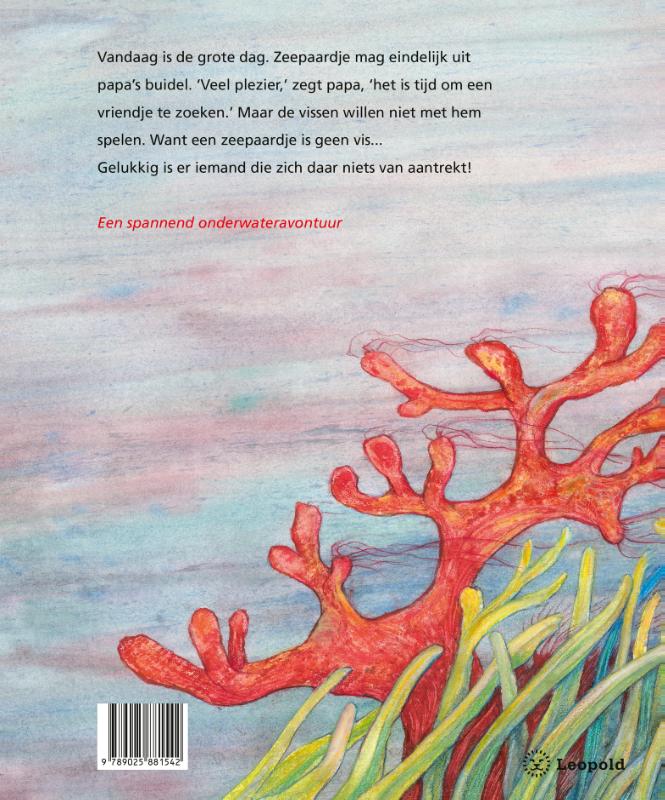 Achterkant van Zeepaardje zoekt een vriendje