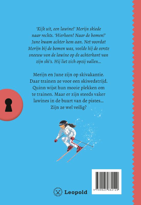 Achterkant van Het geheim van de zwarte piste