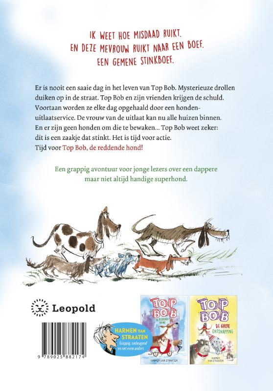 Achterkant van Van wie is die drol?