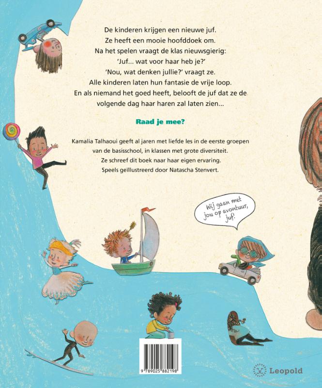 Achterkant van Juf, wat voor haar heb je?
