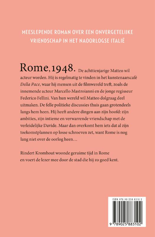 Achterkant van De poppenspeler van Lampedusa
