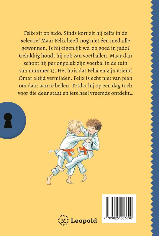 Achterkant van Het geheim van de gouden medaille