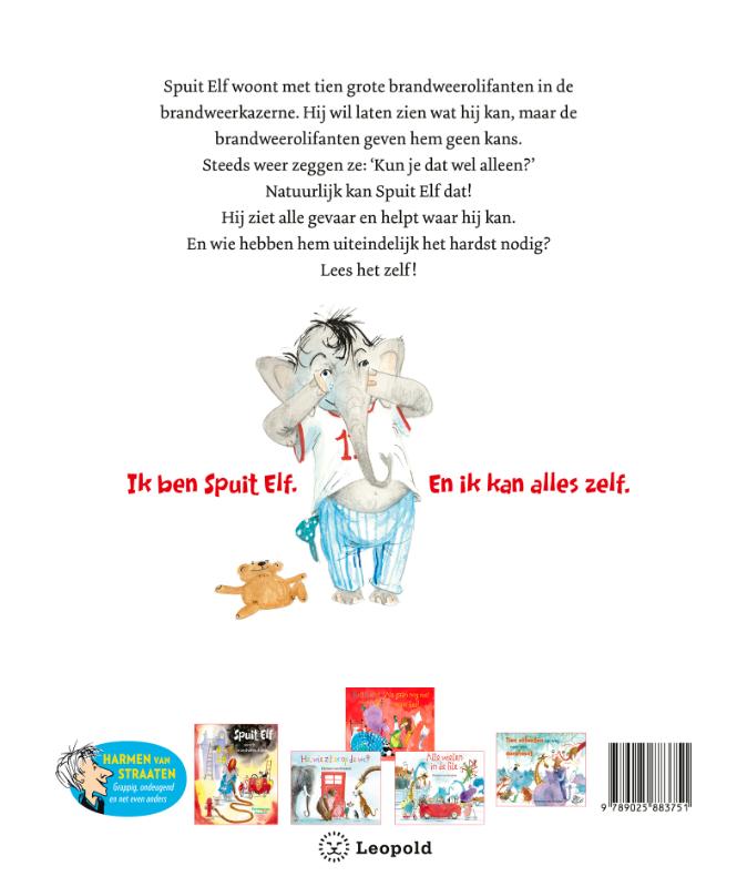 Achterkant van Spuit Elf kan het zelf