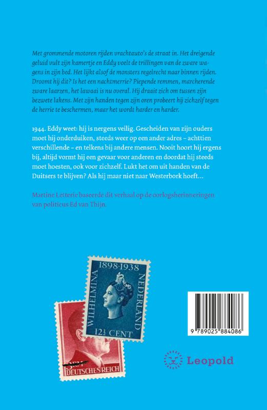 Achterkant van Eenzaam in de oorlog