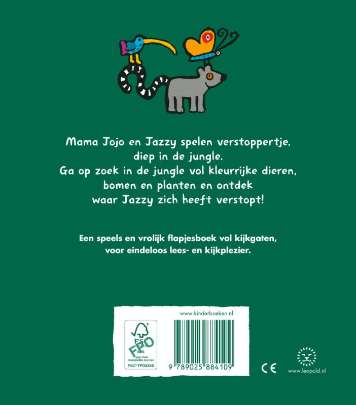 Achterkant van Jazzy in de jungle