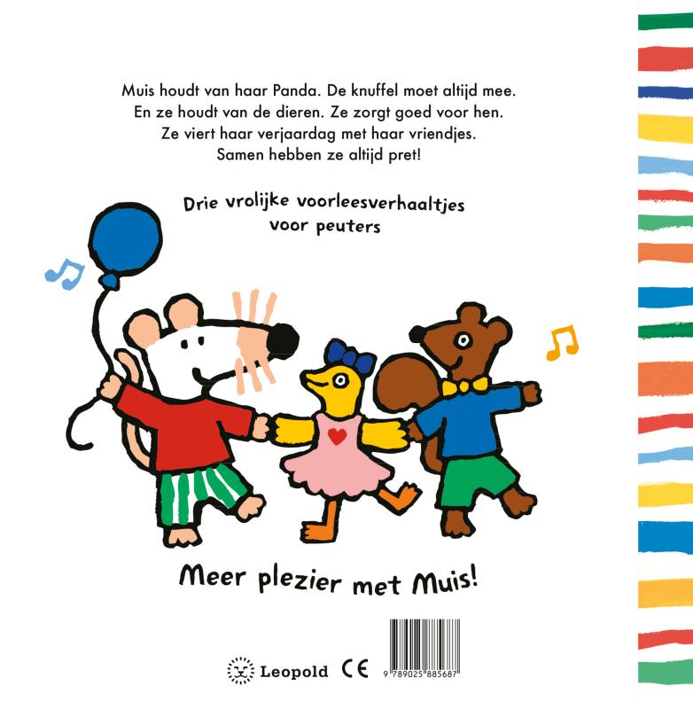 Achterkant van Je allereerste verhalen van Muis