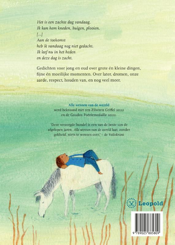 Achterkant van Het is een zachte dag vandaag