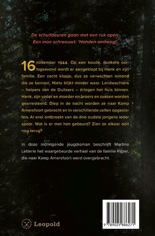 Achterkant van Ze kwamen ons halen