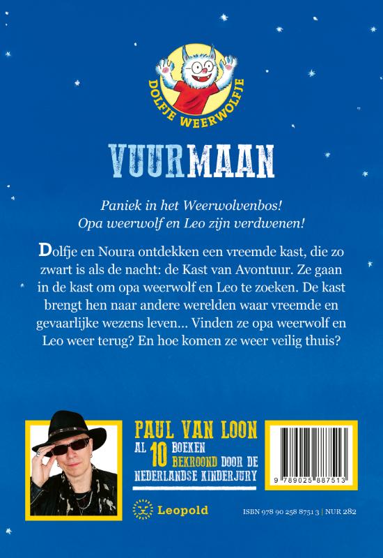 Achterkant van Vuurmaan