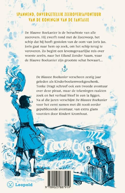 Achterkant van De schat van de Blauwe Boekanier