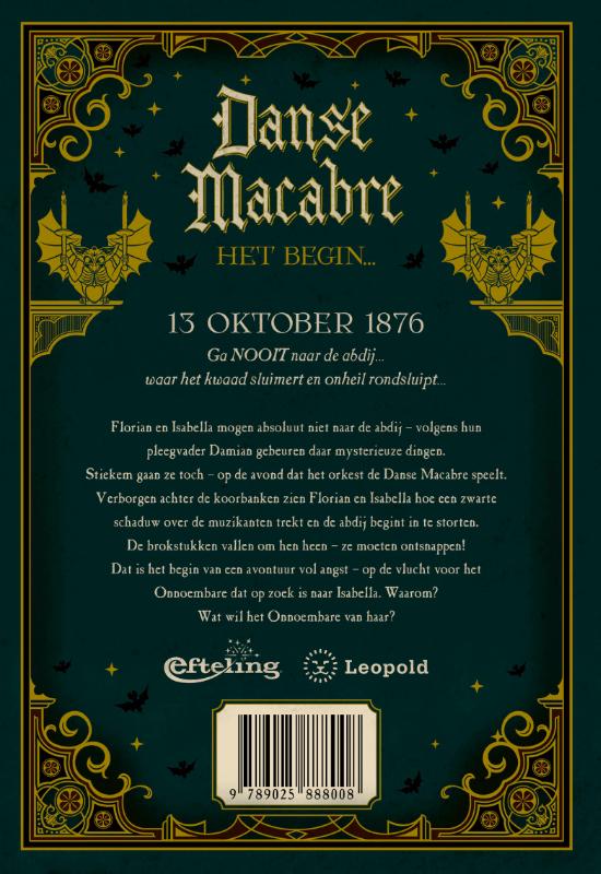 Achterkant van Danse Macabre