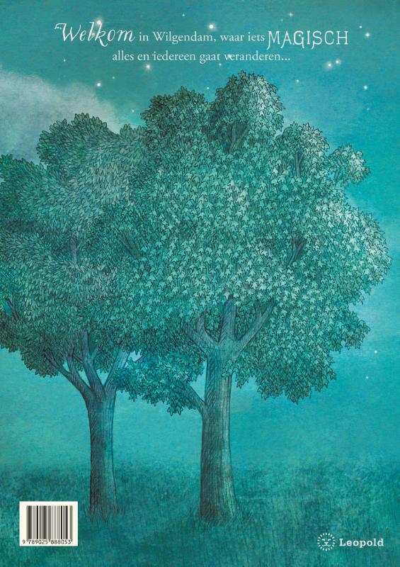 Achterkant van De tuinman van de nacht
