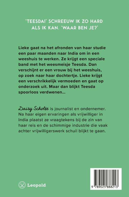 Achterkant van Geen weesmeisje