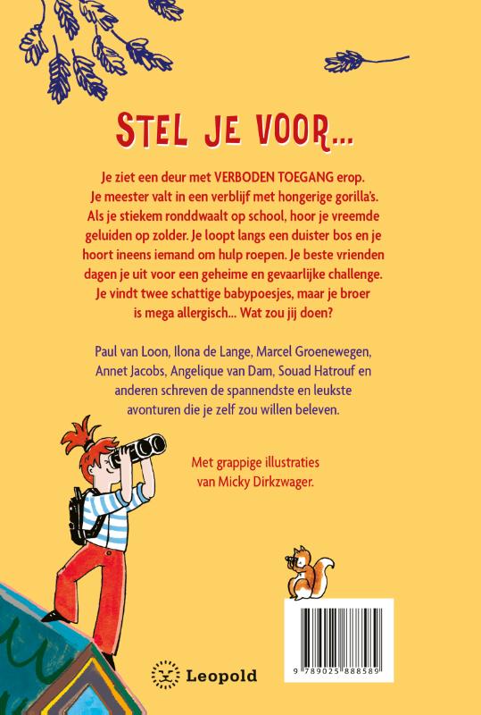 Achterkant van Vol avontuur