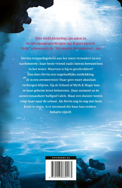 Achterkant van De vloek van de zee