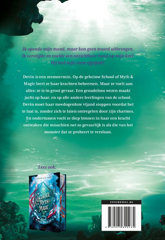 Achterkant van De echo's van Atlantis