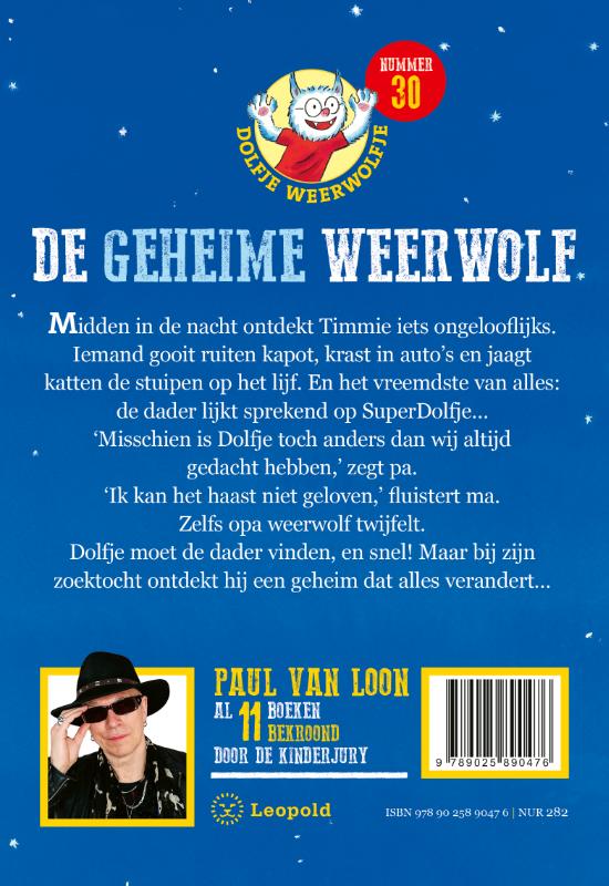 Achterkant van De geheime weerwolf