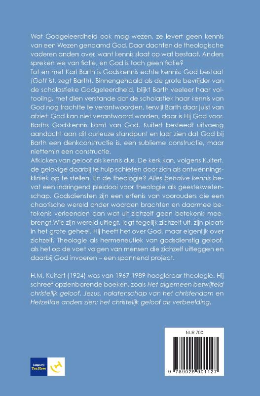 Achterkant van Alles behalve kennis