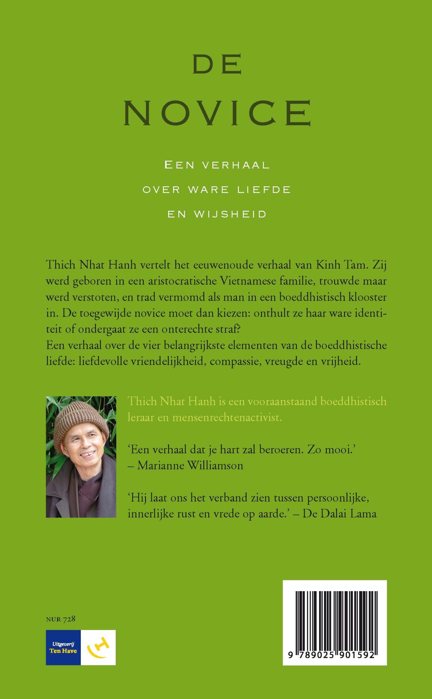Achterkant van De novice