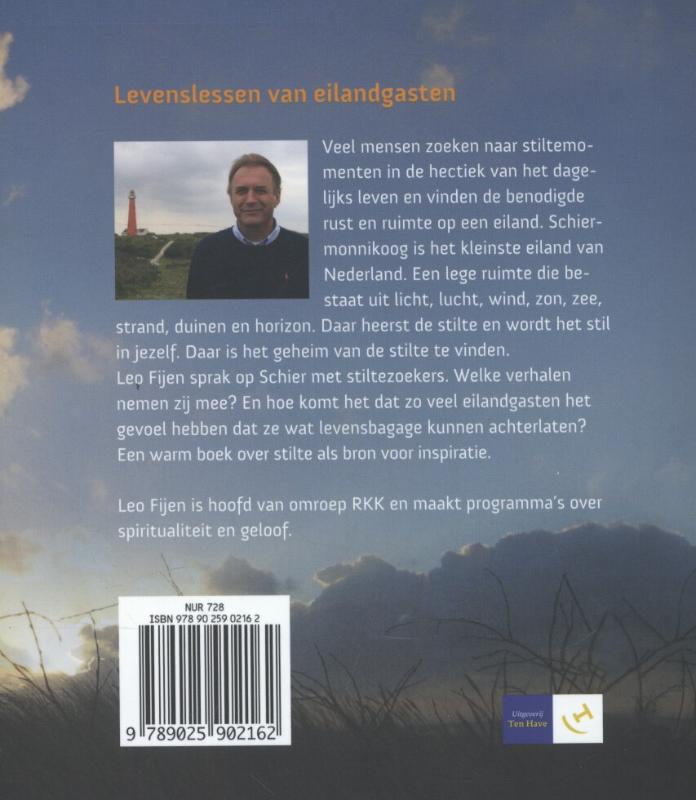 Achterkant van Het geheim van de stilte