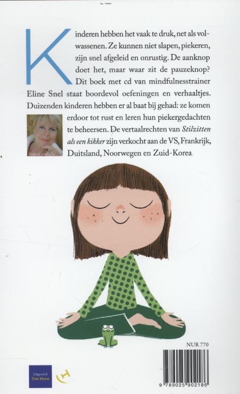 Achterkant van Stilzitten als een kikker