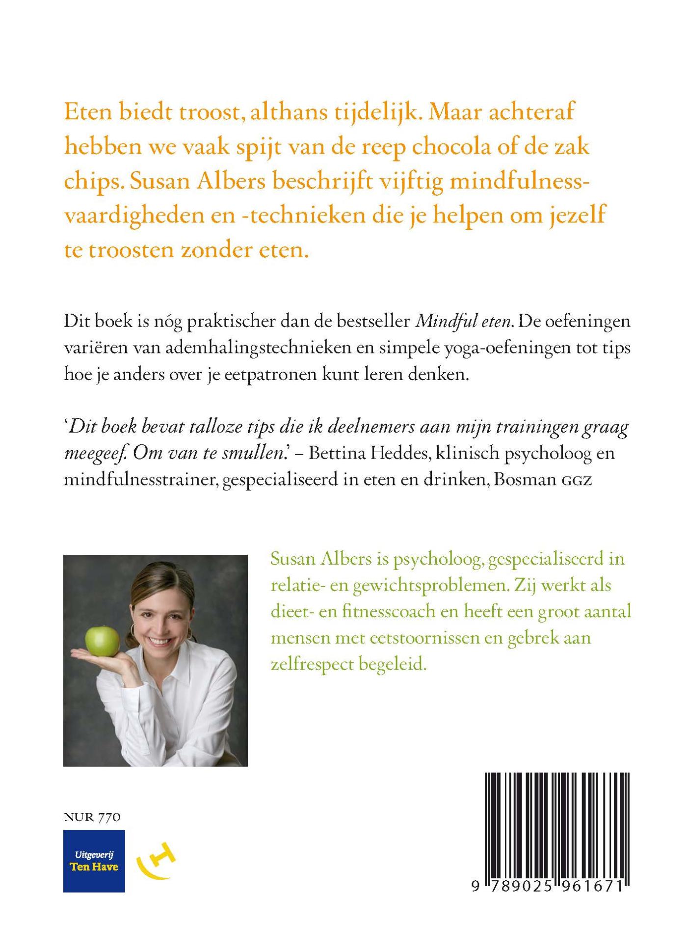 Achterkant van Vijftig manieren om jezelf te troosten zonder eten