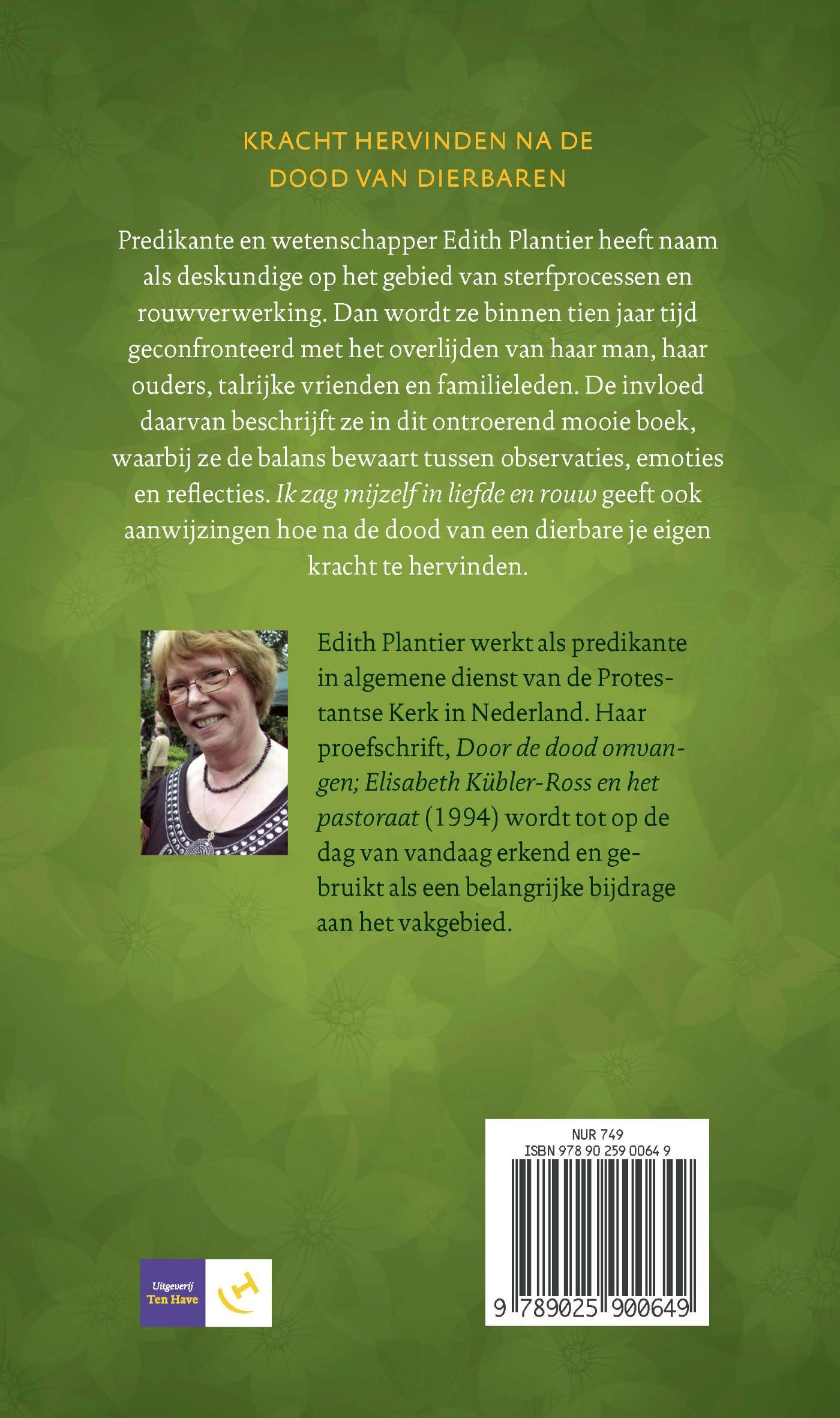 Achterkant van Ik zag mijzelf in liefde en rouw