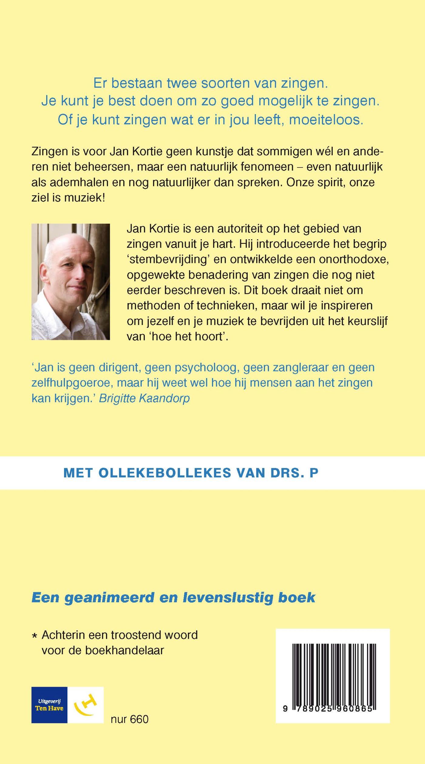 Achterkant van Jouw ziel wil zingen