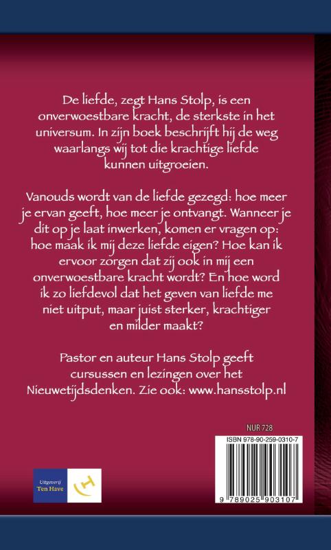 Achterkant van De weg naar liefde