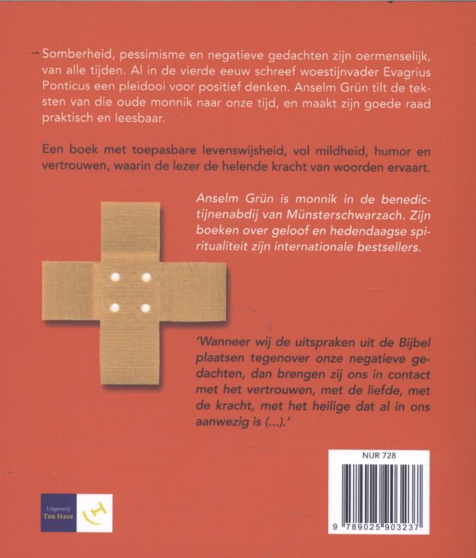 Achterkant van Eerste hulp bij negatieve gedachten