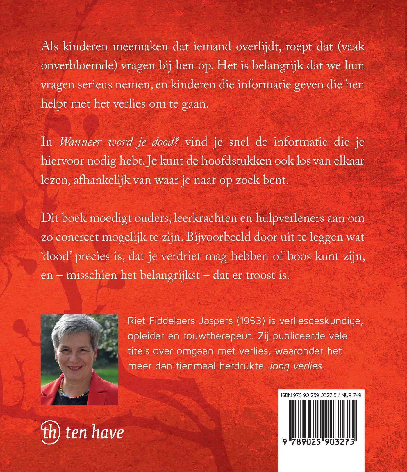Achterkant van Wanneer word je dood