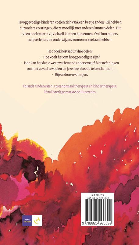 Achterkant van Ja, ik ben hooggevoelig