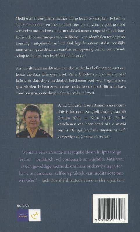 Achterkant van Mediteren