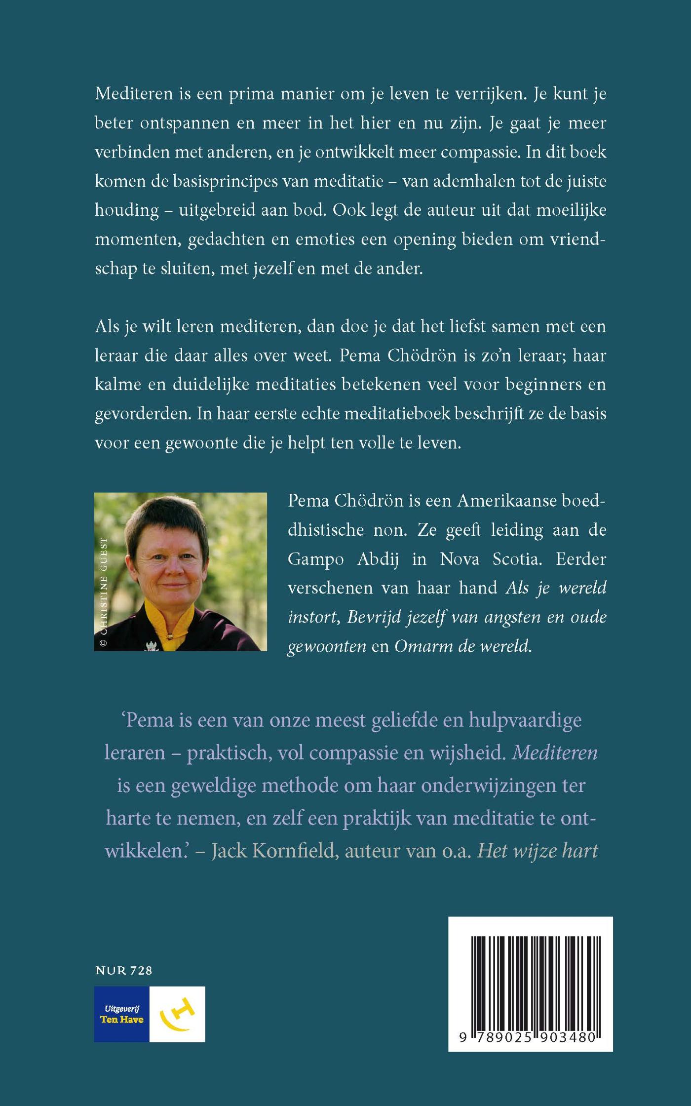Achterkant van Mediteren