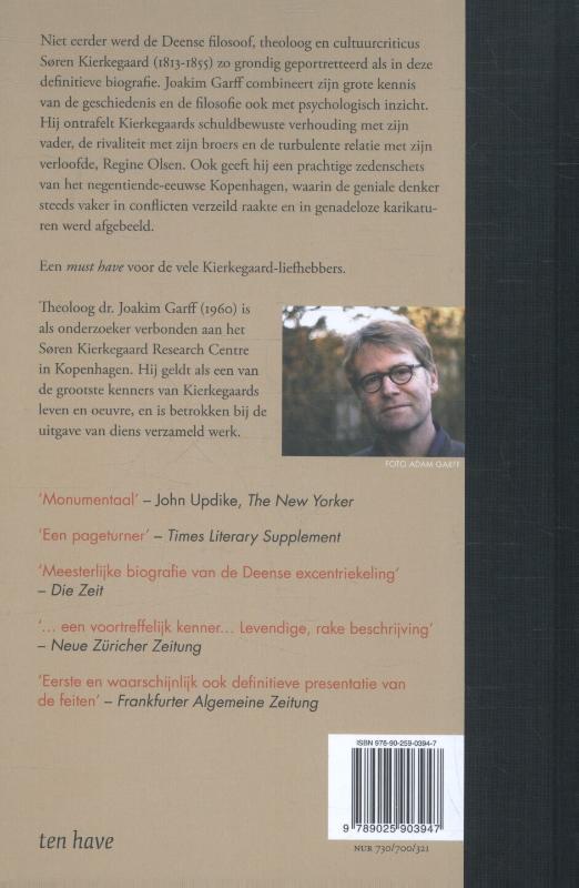 Achterkant van Søren Kierkegaard