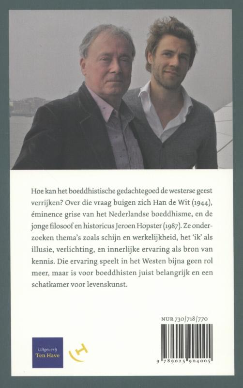 Achterkant van Boeddhisme voor denkers