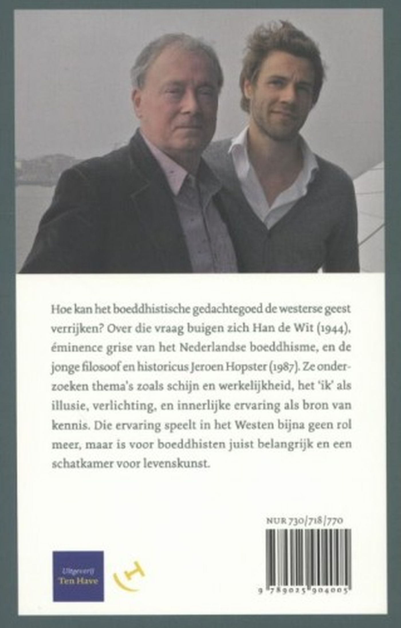 Achterkant van Boeddhisme voor denkers