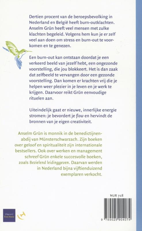 Achterkant van Stress en burn-out voorkomen