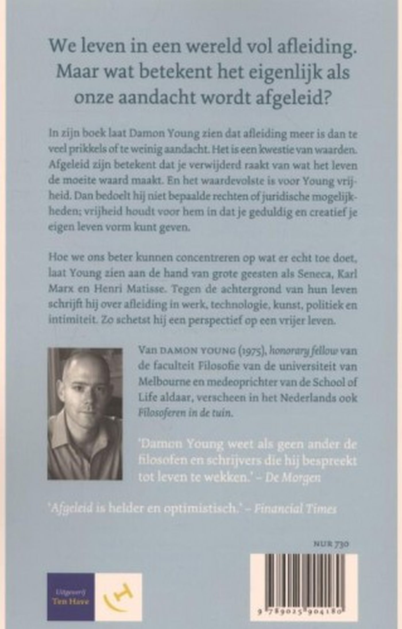 Achterkant van Afgeleid