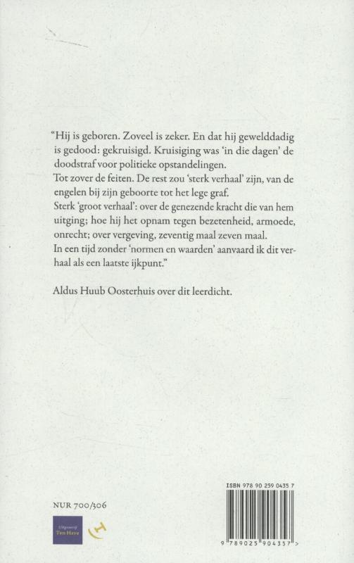 Achterkant van Hier aanwezig