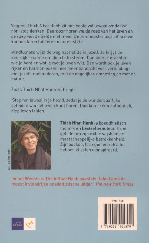 Achterkant van Stilte