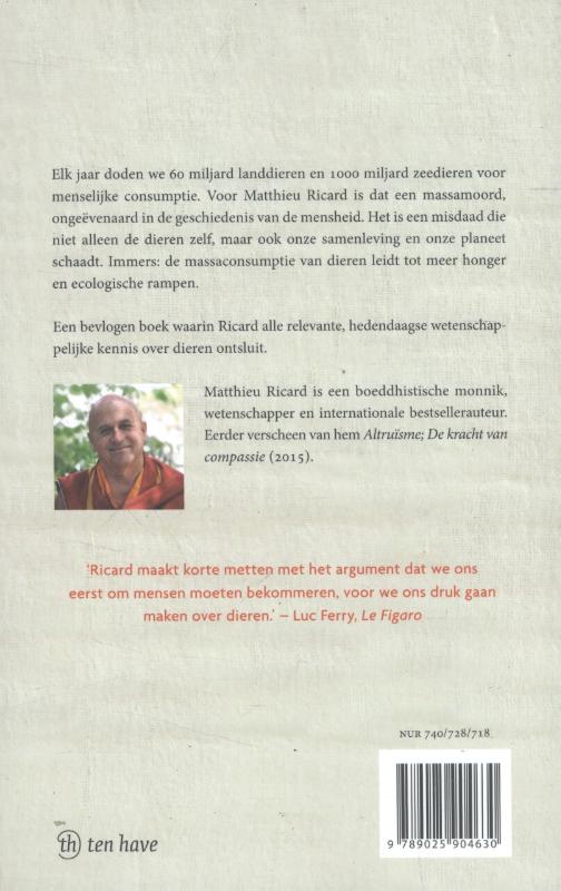 Achterkant van Waarom ik mijn vrienden niet opeet