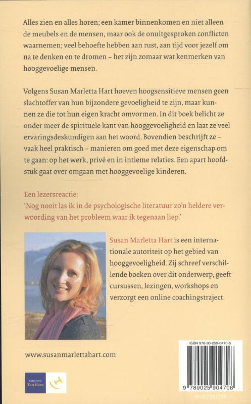 Achterkant van Leven met hooggevoeligheid