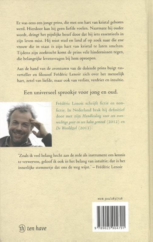 Achterkant van Hart van kristal