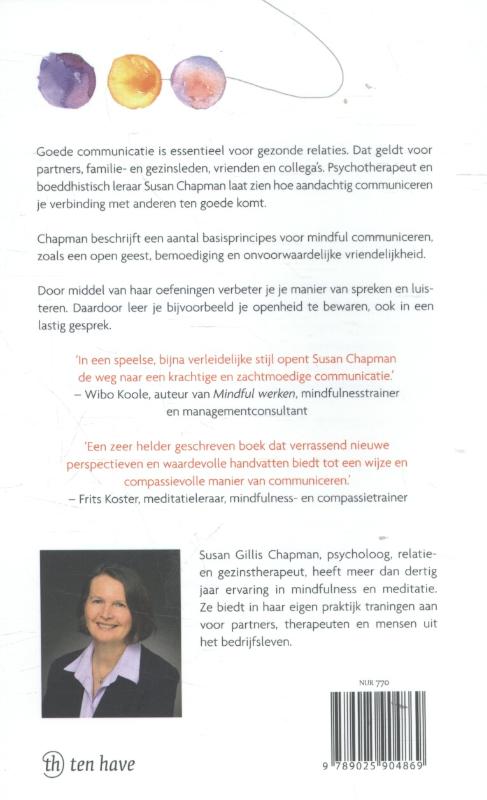 Achterkant van Mindful communiceren