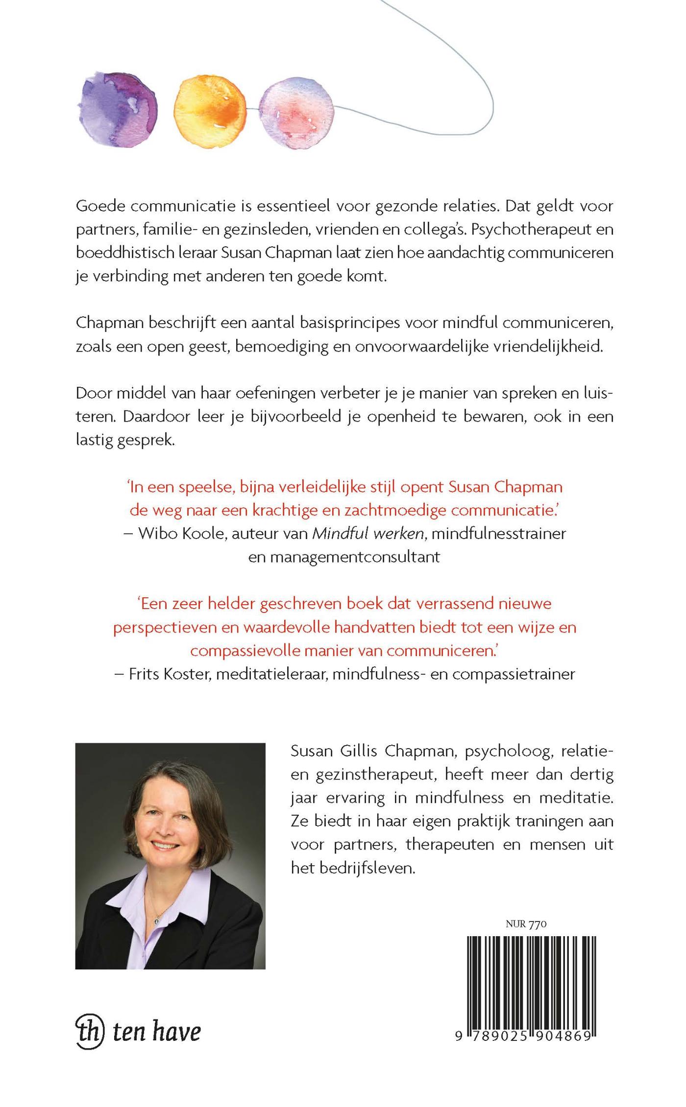 Achterkant van Mindful communiceren