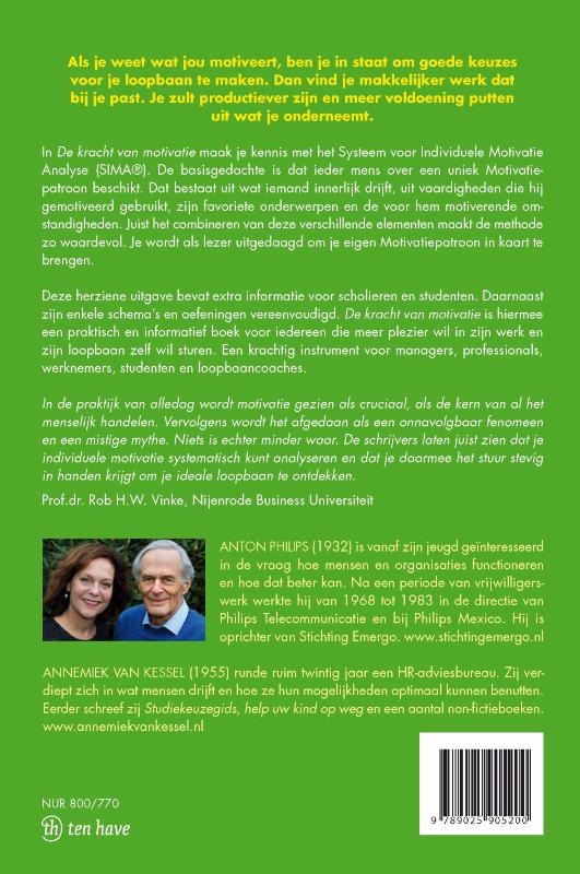 Achterkant van De kracht van motivatie